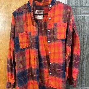 Women’s orange flannel Size Medium